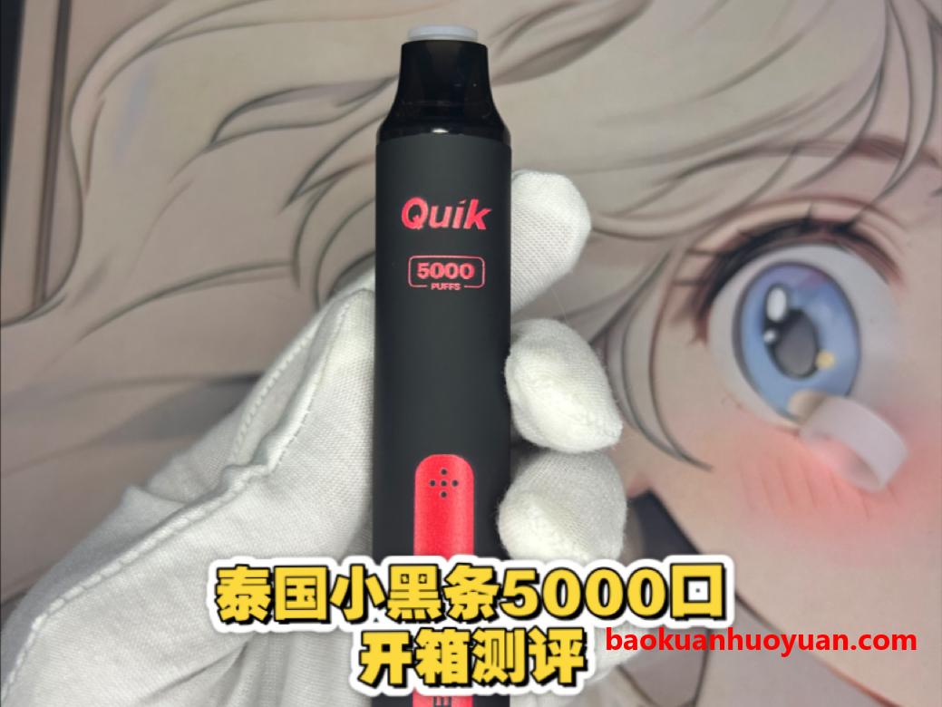 Quik小黑条一次性电子烟:极致便携与5000口超长续航的雾化新体验 Quik小黑条一次性电子烟:极致便携与5000口超长续航的雾化新体验